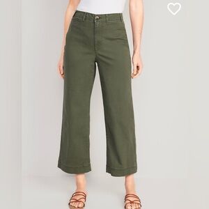 Old Navy Cropped Wide Leg Pants